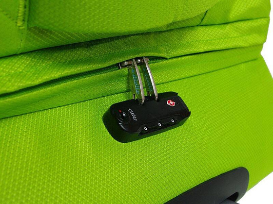 Torba podróżna na kołach DIELLE Zielona