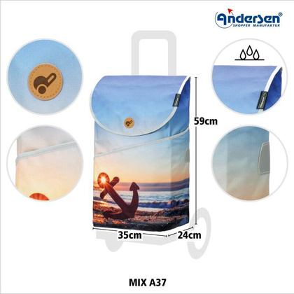 Wózek za zakupy ANDERSEN Scala MIX 112-333-A37