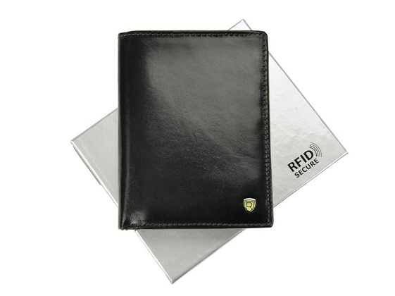 Skórzany portfel męski na dowód rejestracyjny