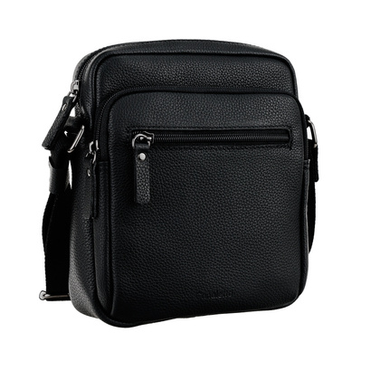 Męska listonoszka Canaletto – dwie komory, skóra groszkowana i elegancki design TM155s33