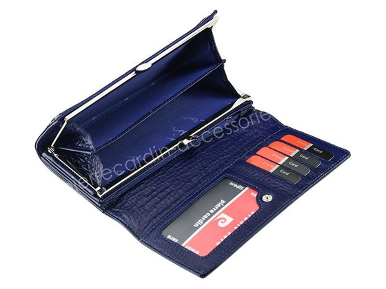 Portfel damski skórzany PIERRE CARDIN 05 LINE 100 Czarny