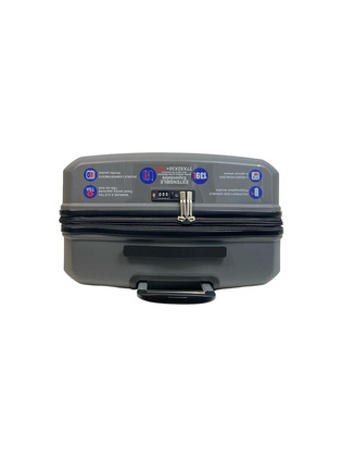 LYS Paris Bogota Duża twarda szara walizka na kółkach 77 cm