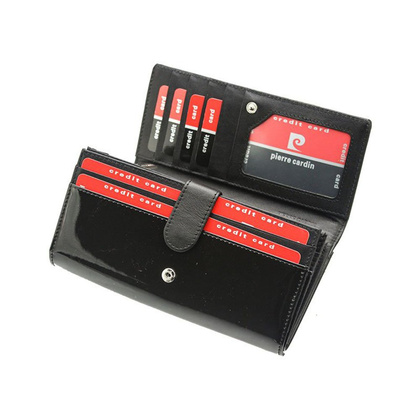 Portfel damski skórzany PIERRE CARDIN 05 LINE 102 Czerwony