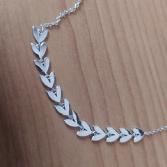 NASZYJNIK DELIKATNY SREBRNY N582S