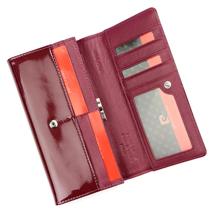 Portfel damski skórzany PIERRE CARDIN 05 LINE 100 Fioletowy