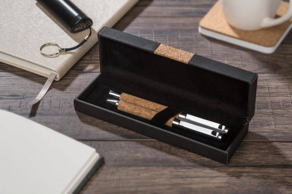 Zestaw piśmienniczy KANSAS 19647 Brązowy