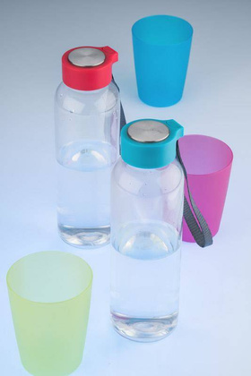 Butelka CLEAR 500 ml Czerwona