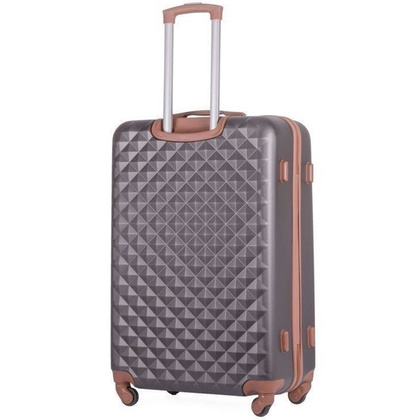 Duża walizka KEMER SOLIER 190 Szara - min. zamówienie 20 / 50 / 100 szt.