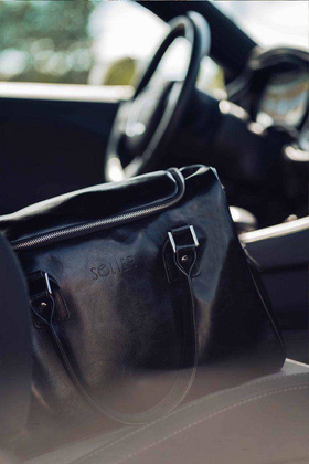 Skórzana torba weekendowa Dratford SL27 ciemny brąz - min. zamówienie 20 / 50 / 100 szt.