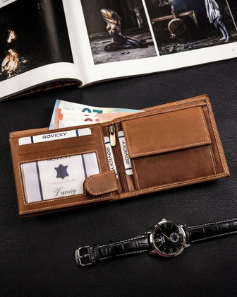 Portfel skórzany męski N992-CHM