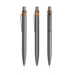 Aluminiowy długopis z recyklingu z kolorowym akcentem / Alur