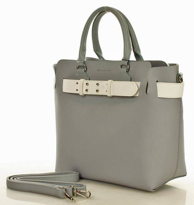 MONNARI Elegancka torebka kuferek  szary - min. zamówienie 20 / 50 / 100 szt.