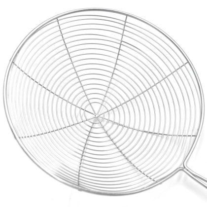 Nabierak szumówka cedzak łyżka cedzakowa stalowa 35 cm