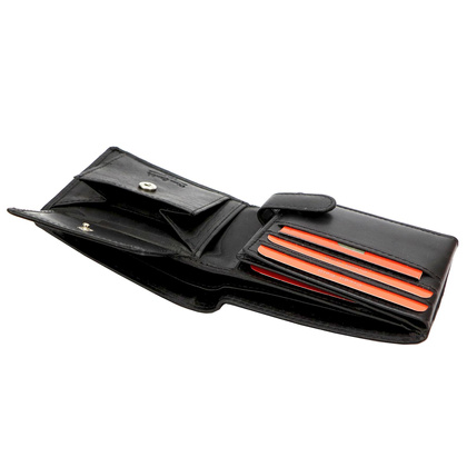 Portfel męski skórzany PIERRE CARDIN YS601 323 Czarny