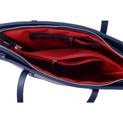 Torebka damska skórzana KEMER 780 Granatowa - min. zamówienie 20 / 50 / 100 szt.