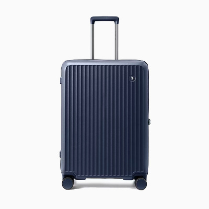 Średnia walizka PUCCINI MONTE CARLO PC036B 7A Granatowa