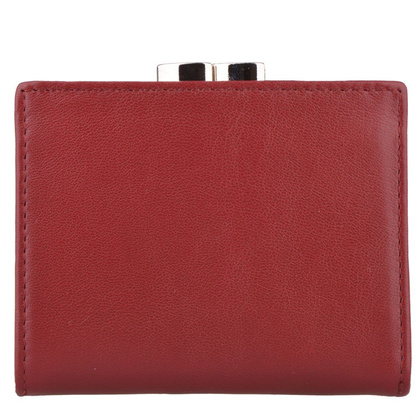 Portfel damski skórzany KEMER D 10 Bordowy - min. zamówienie 20 / 50 / 100 szt.