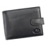 Portfel męski skórzany EL FORREST 892-67 RFID Czarny