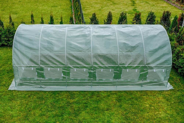 Tunel foliowy z oknami- 18m2 Zielony
