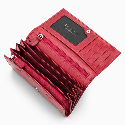 Portfel damski skórzany PUCCINI COMO CO1706 3 Czerwony