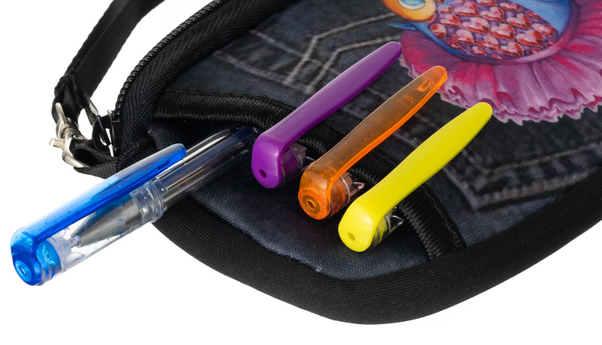 Etui kolorowe piórnik portmonetka dla dzieci