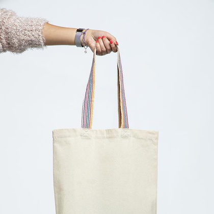 180g 100% Torba bawełniana z długą rączką