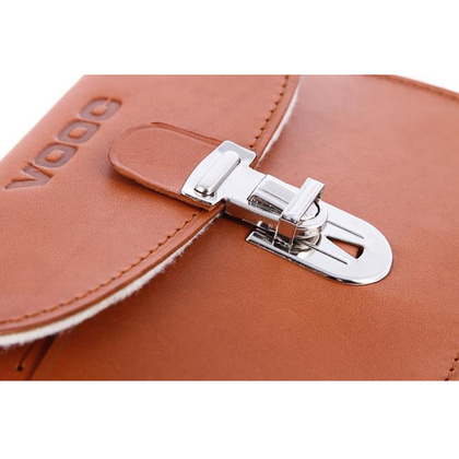 Saszetka do paska skóra KEMER VOOC Vintage P11 czarny