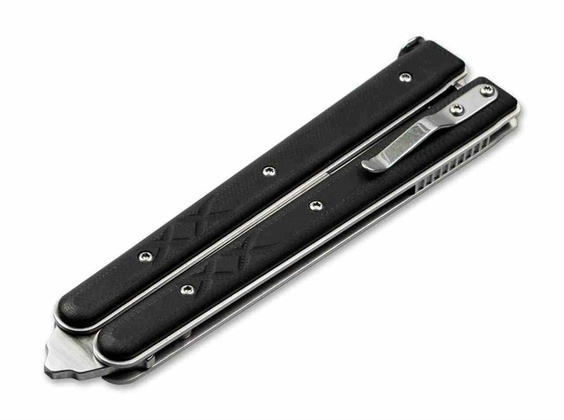 Nóż Böker Plus Balisong Tactical, duży, łożyska