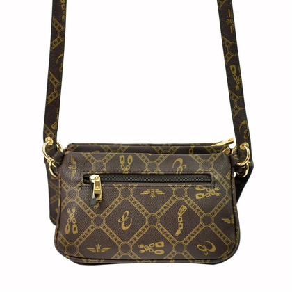 Torebka damska z eko-skóry Eslee ES8952 coffee