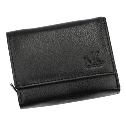 Skórzany męski portfel Money Kepper CN-1103 niebieski