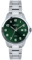 srebrny || zielony