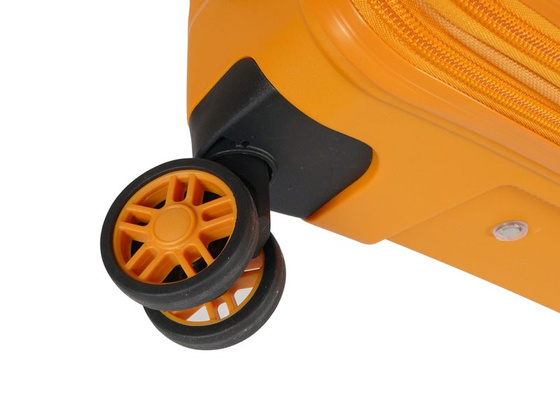 Walizka DIELLE 100 4k 55cm kabinowa żółta PP z poszerzeniem