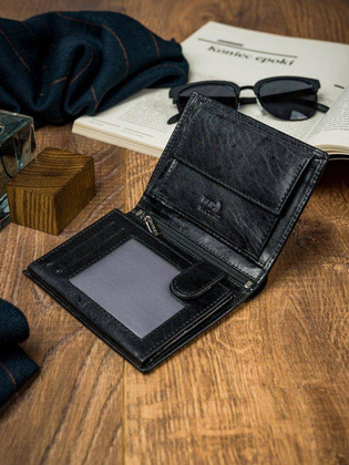 Rewelacyjny Męski Portfel Rovicky Skóra Naturalna