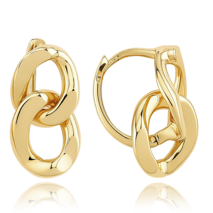 MINET Luksusowe złote kolczyki Au 585/1000 2,60g