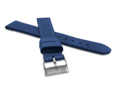 LAVVU Granatowy szyty pasek SPORT z luksusowej skóry Top Grain - 18