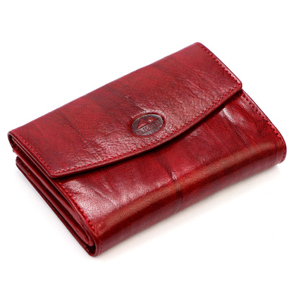 Portfel damski skórzany PELLUCCI 866-58 RFID Czerwony