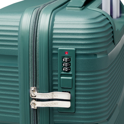 Duża walizka PUCCINI CASABLANCA PP023A 5 Zielona