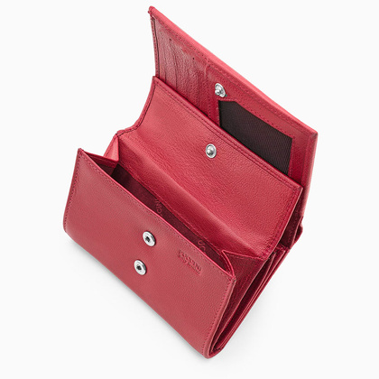 Portfel damski skórzany PUCCINI COMO CO1600 3 Czerwony