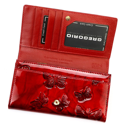 Portfel damski skórzany PELLUCCI BTS-114 Popiel