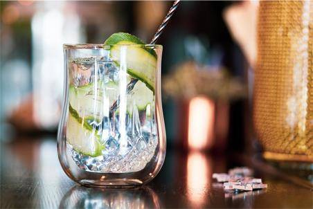 Zestaw 2 szklanek z podwójną ścianką Diamante 300 ml 25844