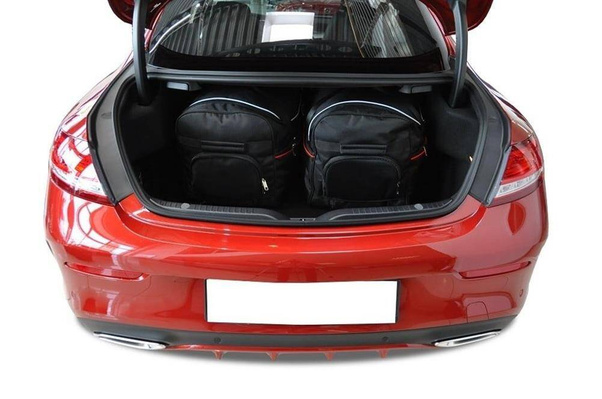 MERCEDES-BENZ C COUPE 2014+ TORBY DO BAGAŻNIKA 4 SZT KJUST