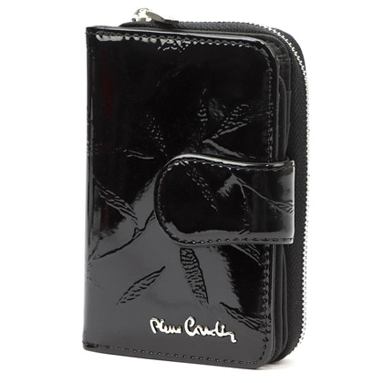 Nieduży skórzany portfel damski Pierre Cardin