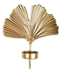 Świecznik metalowy miłorząb