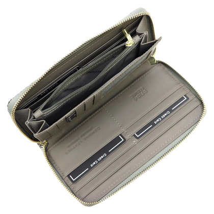 Portfel damski skórzany PELLUCCI SNR-119 popiel