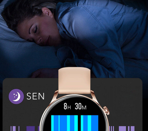 SMARTWATCH DAMSKI Rubicon RNCE81 - WYKONYWANIE POŁĄCZEŃ, PULSOKSYMETR (sr045b)