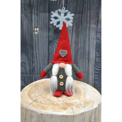 SKRZAT DEKORACYJNY Z SERDUSZKIEM 20CM GIRL