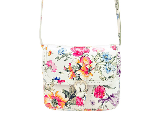 Torebka damska skórzana KEMER 112 FL Zielona