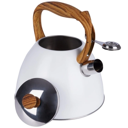 Czajnik biały stalowy nowoczesny automatyczny 3 l