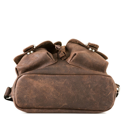 Plecak ze skóry naturalnej KEMER VOOC RDW6 Brązowy