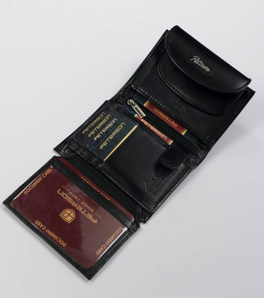 Elegancki portfel damski ze skóry naturalnej